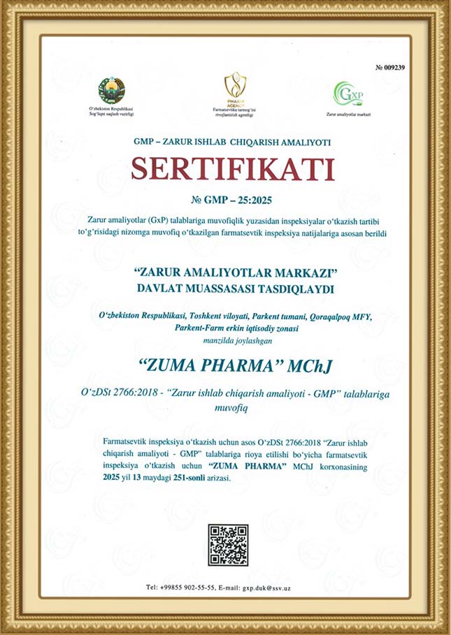 GMP sertifikati